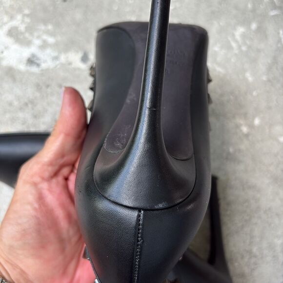 Valentino, silver rock stud heels - Picture 12 of 12